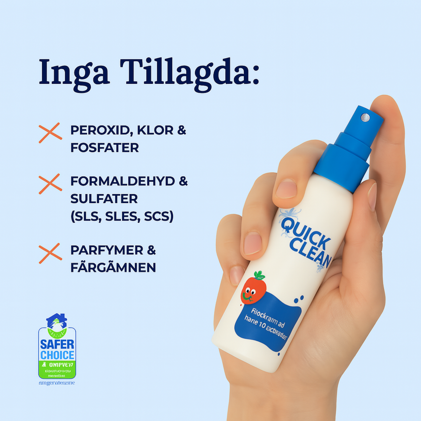 Quick Clean - Fläckfritt på sekunder!